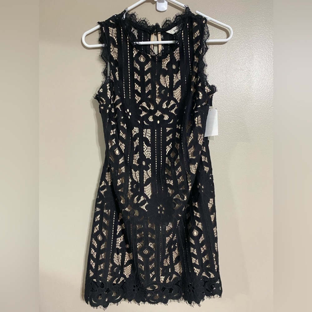 Speechless Black Lace Dress Size Medium NWT